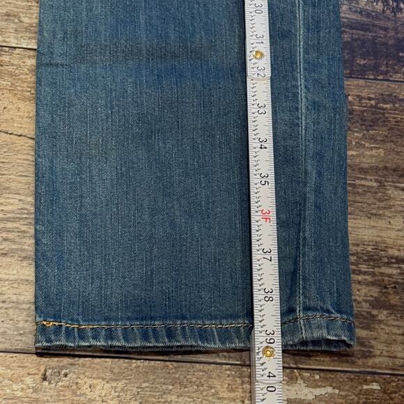 Levis 511 Jeans Mens 38x30 Blue Denim Slim Fit Stretch Straight Leg Zip Fly Work - Picture 15 of 16